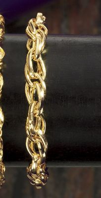 Double oval Link Bracelet