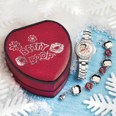 Betty Boop Watch And Bracelet Set X