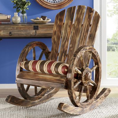 wagon wheel rocker 24