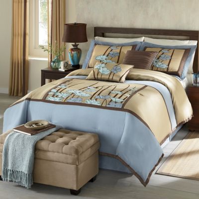 spring arbor comforter set and window treatments