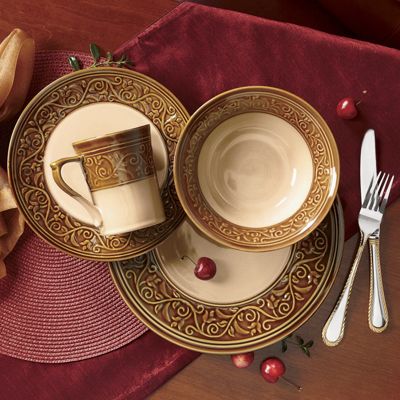 16 piece villa adriana dinnerware set