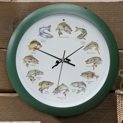 Splashing Gamefish Clock