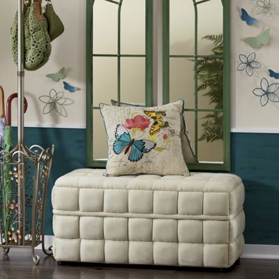 Plush Storage Bench