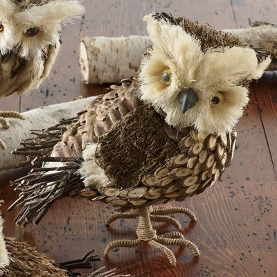 10 inch Owl With Stick Tail