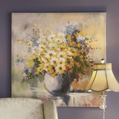 Watercolor Floral Canvas