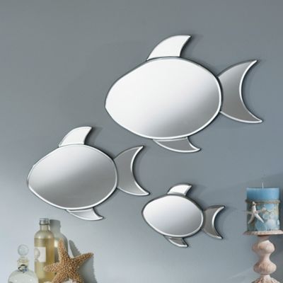 3 piece Neptune Fish Mirrors