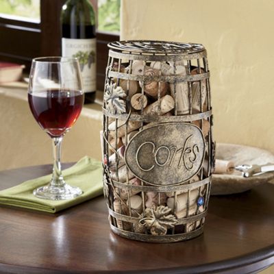 Barril de vino de corchos