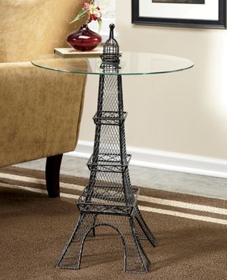 Mesa c/dise�o de la Torre Eiffel