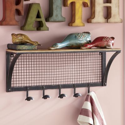 Gridded Wall Shelf