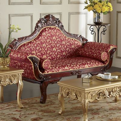 red florencia loveseat