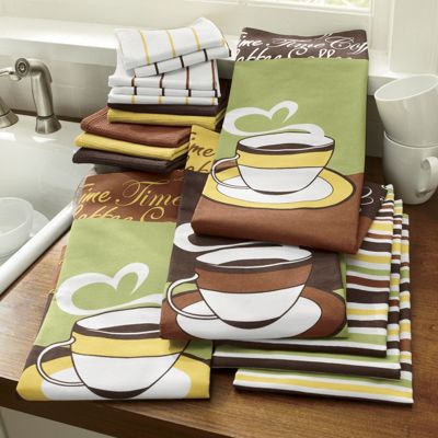 16 piece Coffee Towel Set