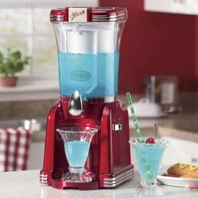 retro slushie drink maker by nostalgia electrics