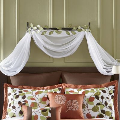 canopy of leaves bed crown