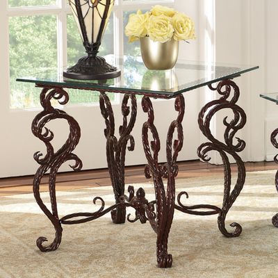 oliverio scrolled end table