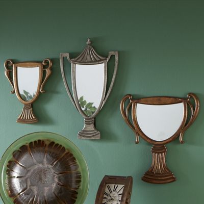 3 piece trophy mirror set