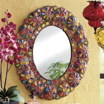 Gem Mosaic Mirror