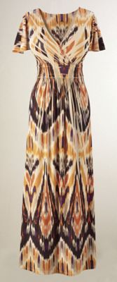 ikat sublimation dress