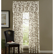 Flocked Scribbles Window Treatments