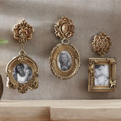 set of 3 photo treasures ornamental frames