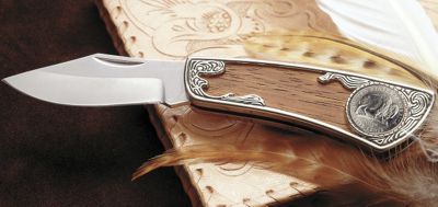 2005 Westward Journey Bison Nickel Knife