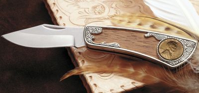 1909 First Year Of Issue Lincoln Wheat Penny Knife