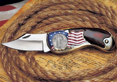 Standing Liberty Silver Quarter Knife