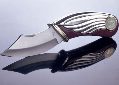 Seated Liberty Silver Dime Knife