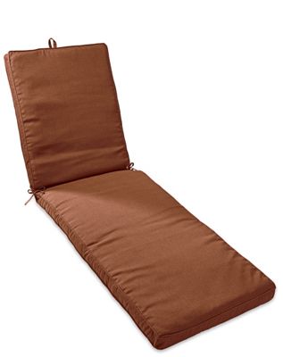 boxed corded chaise cushion