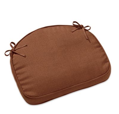 boxed corded dining chair cushion