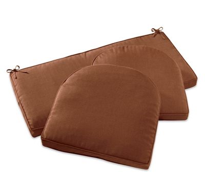 boxed corded 3 piece wicker cushion set