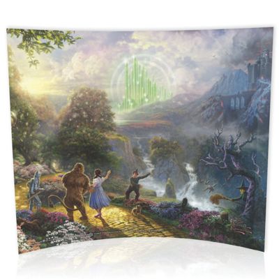 Thomas Kinkade Dorothy Discovers The Emerald City Starfire Prints Glass Print