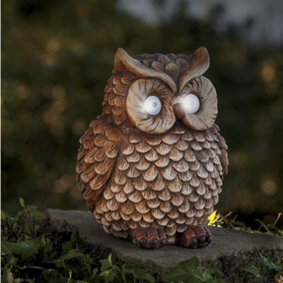 owl solar light