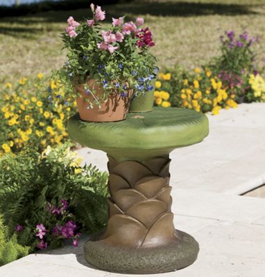 palm tree planter stand