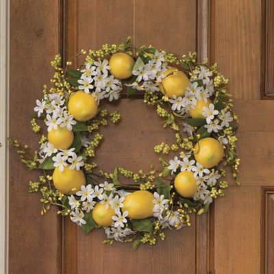 lemon wreath