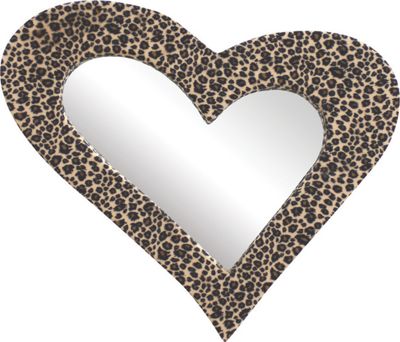 Leopard Heart Mirror
