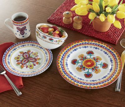 16 piece sangria dinnerware set