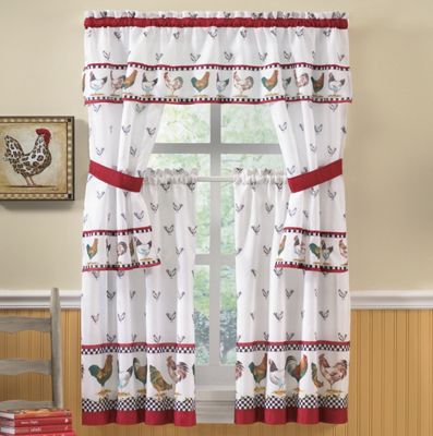 Rooster Parade Window Treatments