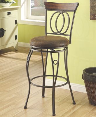 Double Circle Swivel Bar Stool