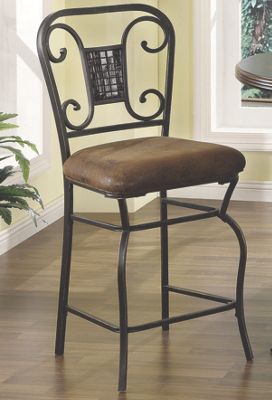 Scrolled Counter Height Chair