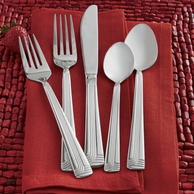 20 piece supreme frost flatware