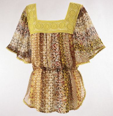 hermosa crocheted tunic