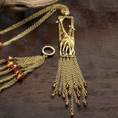 giraffe pendant