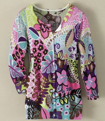 floral leaf cardigan 31