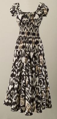 nina gold stamped dress