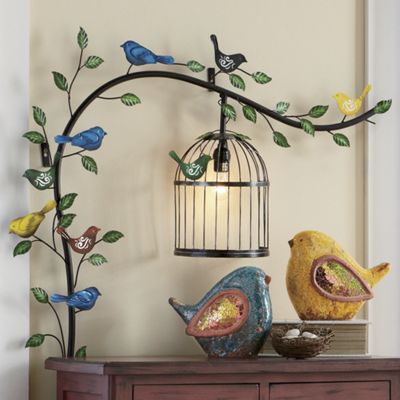 ethereal birdcage wallchiere