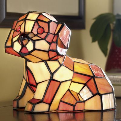 vidrieras puppy love acento iluminado