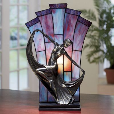 isadora stained glass lighted accent