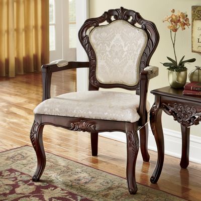maurelle hand carved arm chair