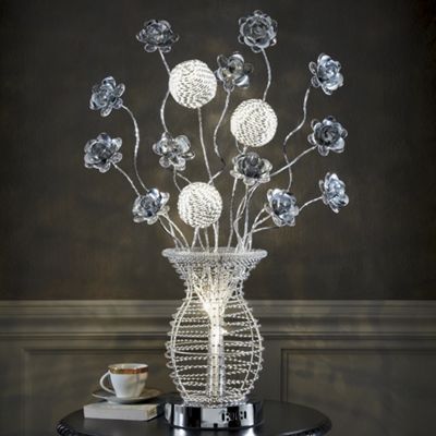 callisto lighted metal floral