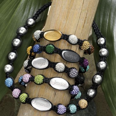 Crystal Bead name Jewelry